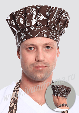Колпак повара мужской арт. ГУ-12-46-ТВ