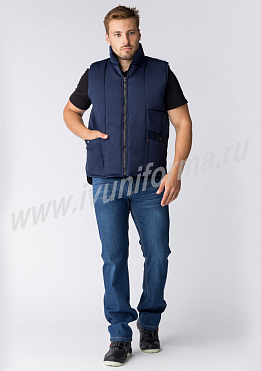 Жилет утепленный унисекс арт. Р-06-154-ГР