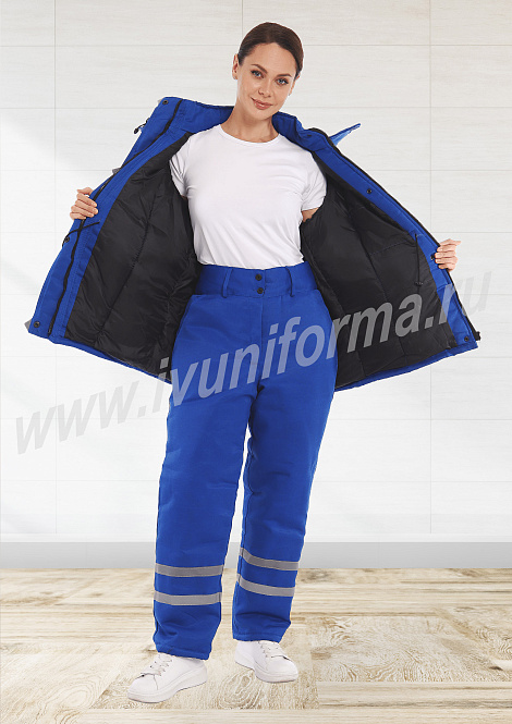 Костюм женский зимний для скорой помощи арт. СП-02-15-ГР